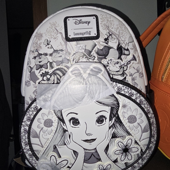 Loungefly Disney Kids Backpack - Black and White Design